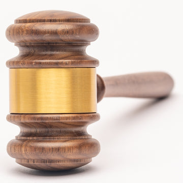 10-1/2" American Walnut Gavel